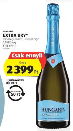 ALDI Hungaria extra dry ajánlat