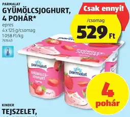 ALDI Parmalat gyümölcsjoghurt ajánlat