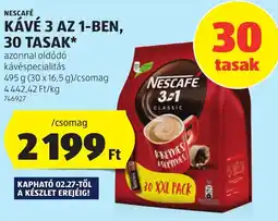 ALDI Nescafé kávé 3 az 1-ben ajánlat