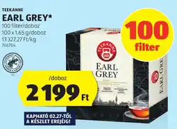 ALDI Teekanne earl grey ajánlat