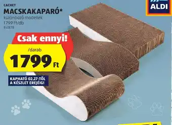 ALDI Cachet macskakaparó ajánlat