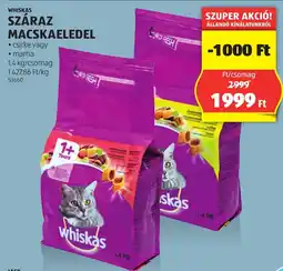 ALDI Whiskas száraz macskaeledel ajánlat