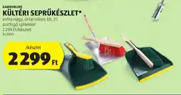 ALDI Gardenline kültéri seprűkészlet ajánlat