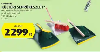 ALDI Gardenline kültéri seprűkészlet ajánlat