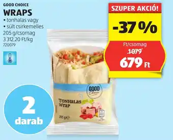 ALDI Good choice wraps ajánlat