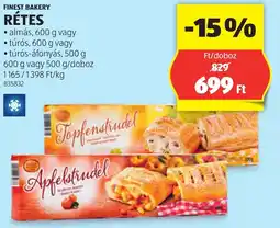 ALDI Finest bakery rétes ajánlat