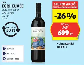 ALDI Eger egri cuvée ajánlat