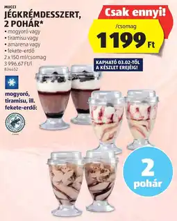 Mucci jégkrémdesszert