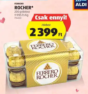 ALDI Ferrero rocher ajánlat