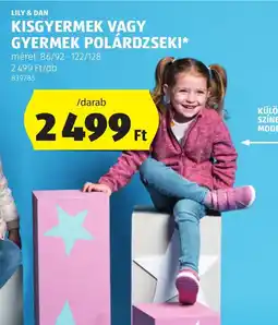 ALDI Lily & dan kisgyermek vagy gyermek polárdzseki ajánlat