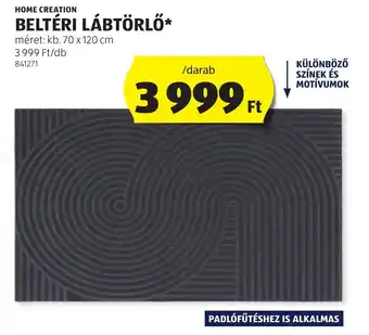 ALDI Home creation beltéri lábtörlő ajánlat