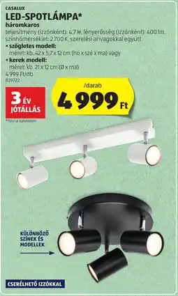 ALDI Casalux led-spotlámpa ajánlat