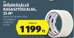 ALDI 3m időjárásálló ragasztószalag, 25 m ajánlat