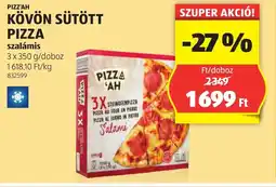 ALDI Pizz'ah kövön sütött pizza ajánlat