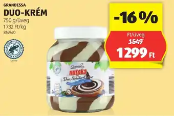 ALDI Grandessa duo-krém ajánlat