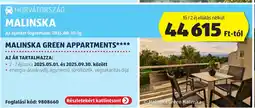 ALDI Horvátország Malinska malinska green appartments ajánlat