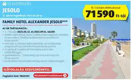 ALDI Olaszország Jesolo family hotel alexander jesolo ajánlat