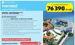 ALDI Szlovénia Portorož hotel histrion ajánlat