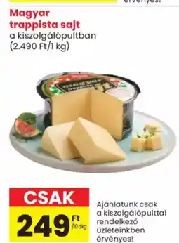 Spar Magyar trappista sajt ajánlat