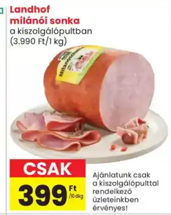 Spar Landhof milánói sonka ajánlat