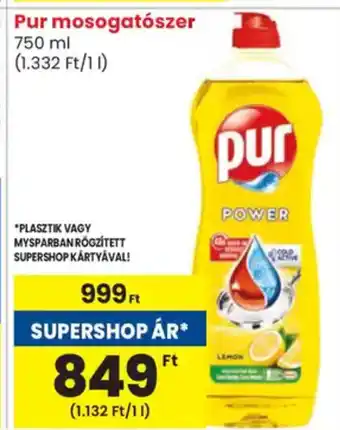 Spar Pur mosogatószer ajánlat