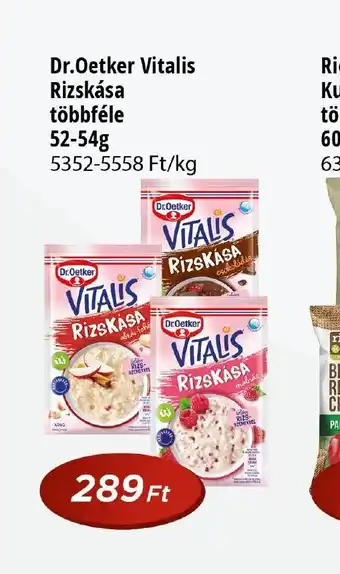 Real Dr. Oetker Vitalis Rizskása ajánlat