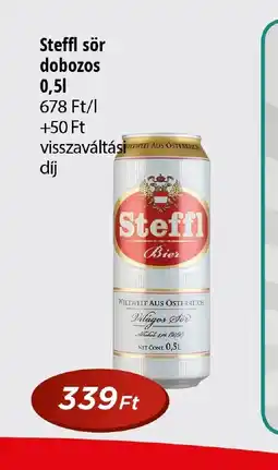 Real Steffl sör dobozos 0,5l ajánlat