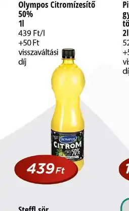 Real Olympos Citromízésítő 50% ajánlat