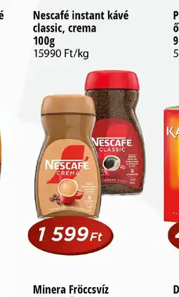 Real Nescafé instant kávé classic, crema ajánlat