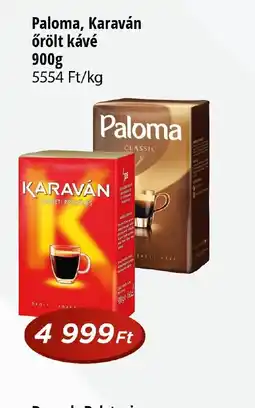 Real Paloma, Karaván őrölt kávé ajánlat