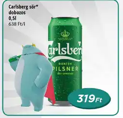 Real Carlsberg sör dobozos ajánlat