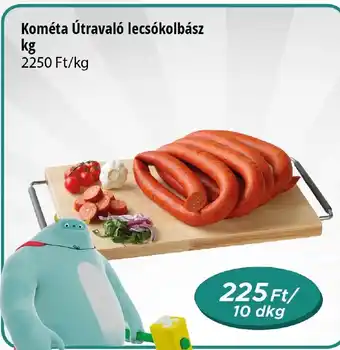 Real Kométa Útravaló lecsókolbász ajánlat