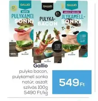 GRoby Gallio pulyka bacon, pulykamell sonka ajánlat