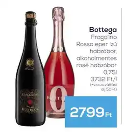 GRoby Bottega Fragolino Rosso eper ízű ajánlat