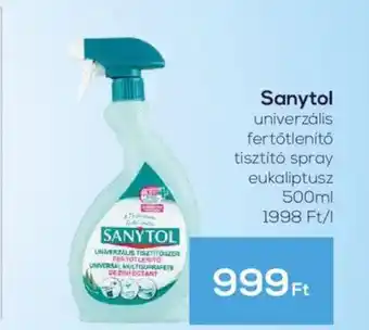 GRoby Sanytol univerzális fertőtlenítő tisztító spray ajánlat