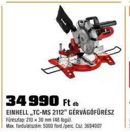 Obi Einhell,,Tc-ms 2112" gérvágófűrész ajánlat