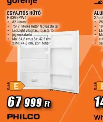 Expert Gorenje Egyajts Hűtő RB330EPW4 ajánlat