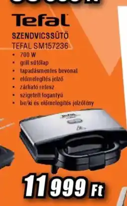 Expert Tefal Szendvicssütő SM157236 ajánlat