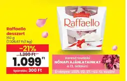 Spar Raffaello desszert ajánlat