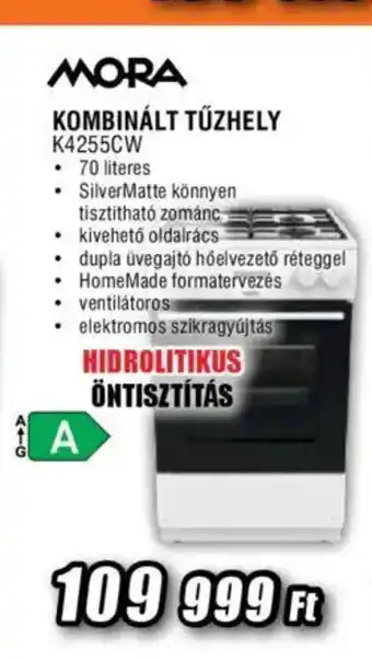 Expert Mora Kombinált tűzhely K4255CW ajánlat