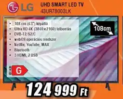 Expert LG UHD Smart Led TV 43UR78003LK ajánlat