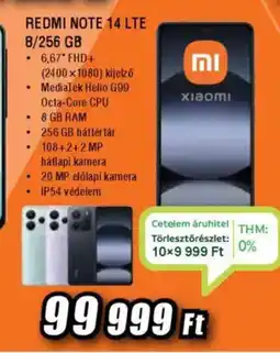 Expert Xiaomi Redmi note 14 LTE 8/256 GB ajánlat