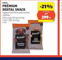 ALDI Romeo Premium Dental Snack ajánlat