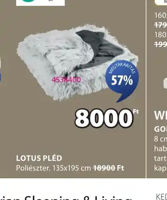 JYSK Lotus Pléd ajánlat