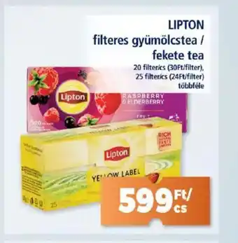 Goods Market Lipton filteres gyümölcstea / fekete tea ajánlat