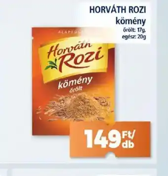 Goods Market Horváth Rozi Kömény ajánlat