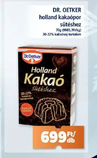 Goods Market Dr. Oetker Holland Kakapor sütéshez ajánlat