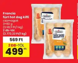 Spar Francia fúrt hot dog kifli ajánlat