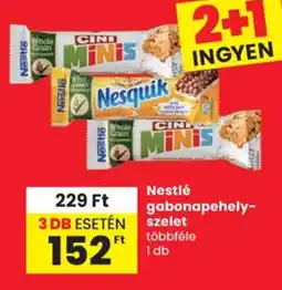 Spar Nestlé gabonapehely-szelet ajánlat