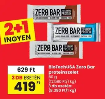 Spar Biotechusa zero bar proteinszelet ajánlat